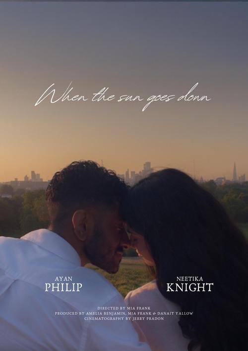 When The Sun Goes Down 2025 official movie poster