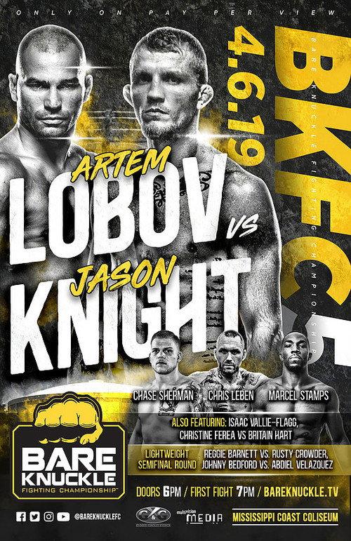 Bare Knuckle Fighting Championship 5 2019 official movie poster