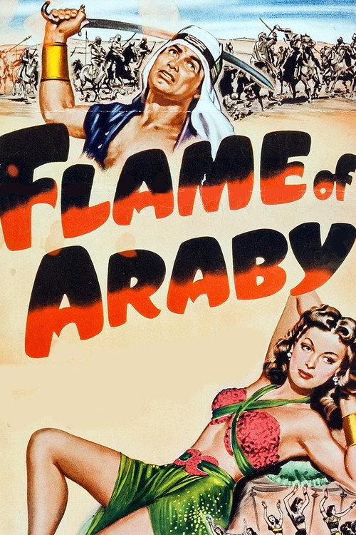 Flame of Araby 1951 official movie poster