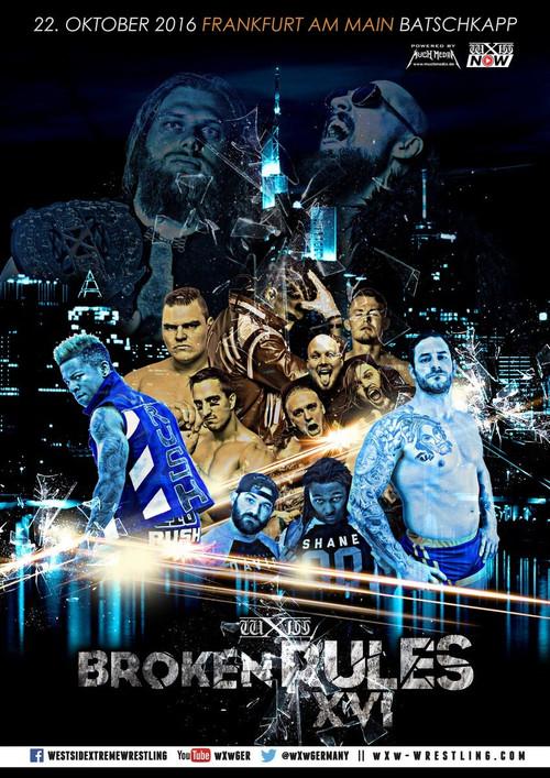 wXw Broken Rules XVI 2016 official movie poster
