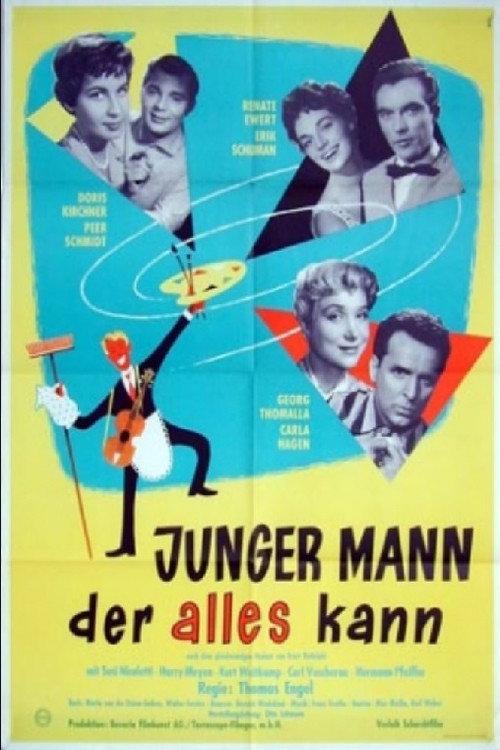 Junger Mann, der alles kann 1957 official movie poster