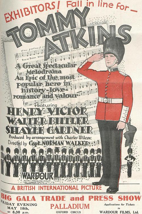 Tommy Atkins 1928 official movie poster