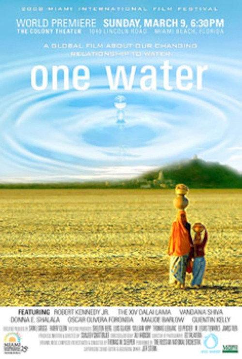 One Water 2008 official movie poster