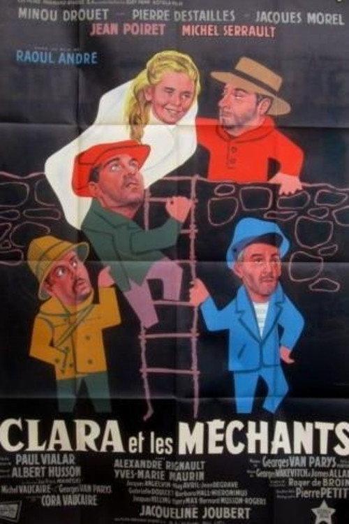 Clara and the Villains 1958 official movie poster