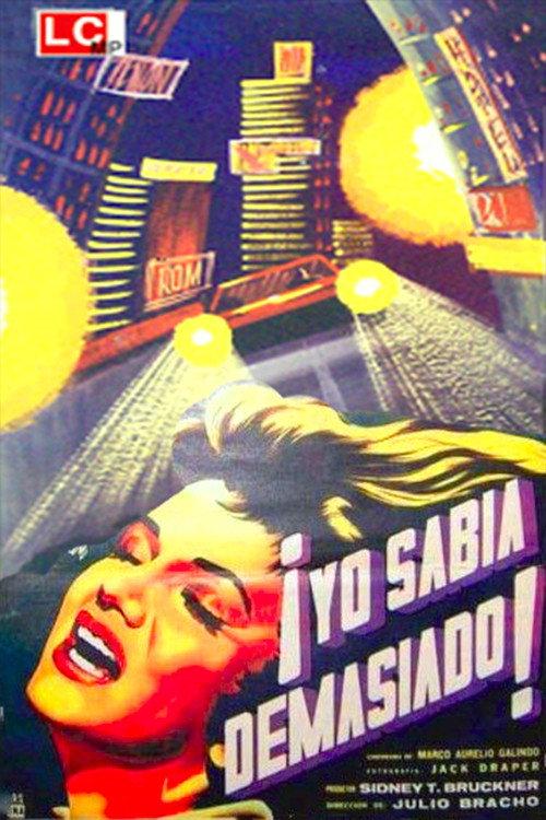 ¡Yo sabia demasiado! 1960 official movie poster