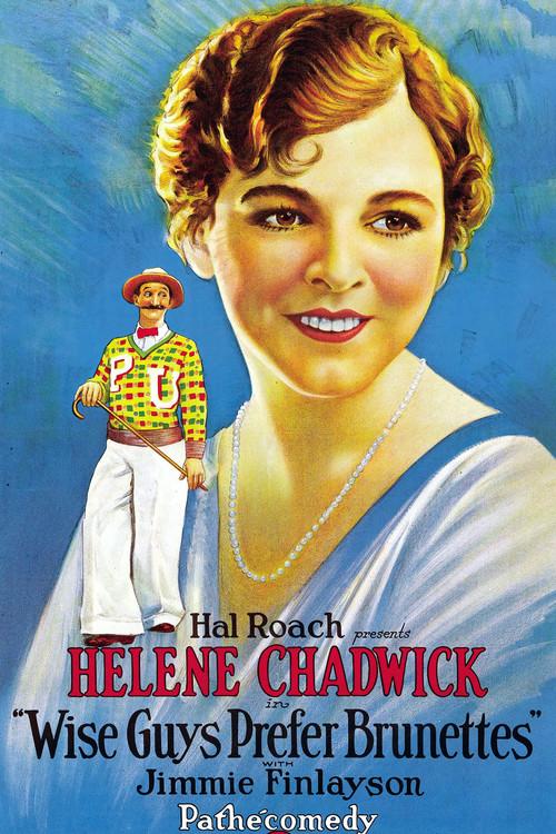Wise Guys Prefer Brunettes 1926 official movie poster