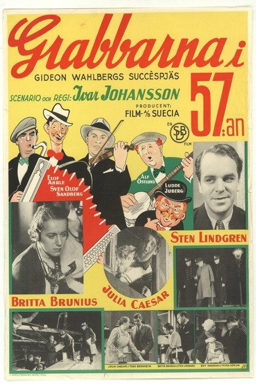 Grabbarna i 57:an 1935 official movie poster