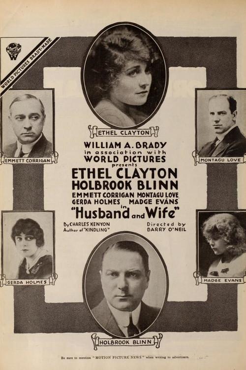 Husband and Wife 1916 official movie poster