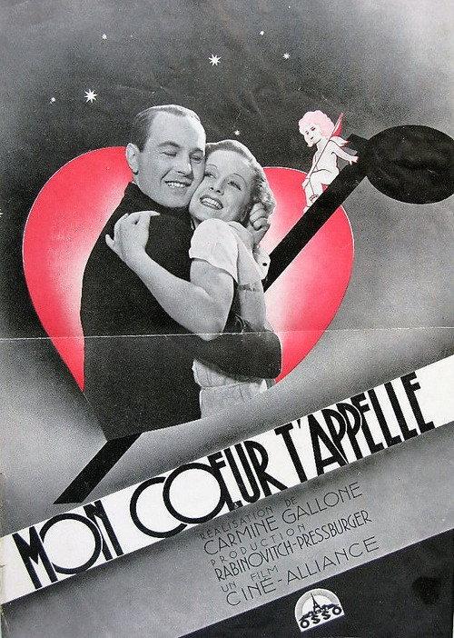 My Heart Is Calling You 1934 official movie poster