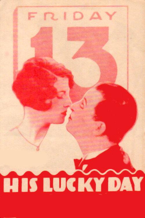 His Lucky Day 1929 official movie poster