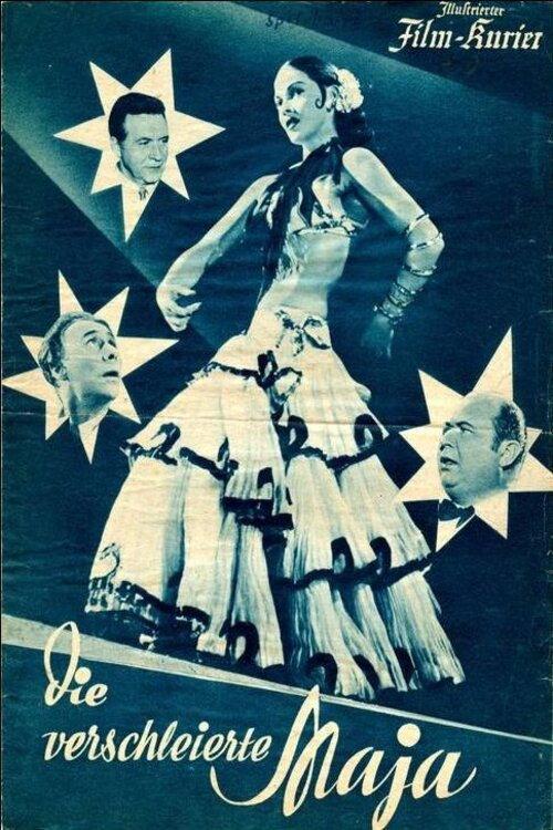 Die verschleierte Maja 1951 official movie poster