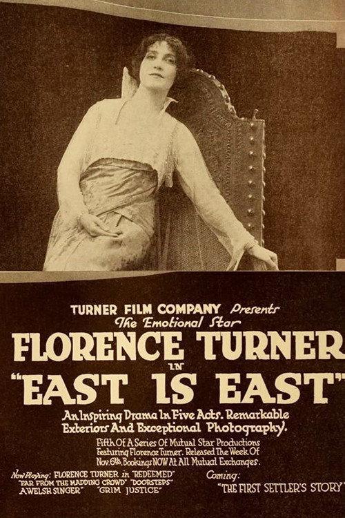 East Is East 1916 official movie poster