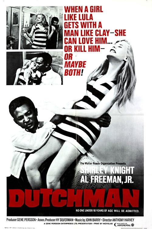 Dutchman 1966 official movie poster