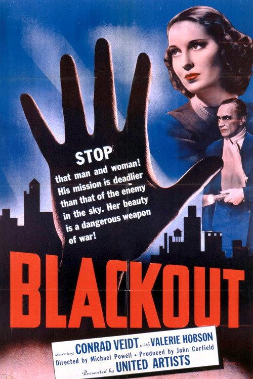 Contraband 1940 official movie poster