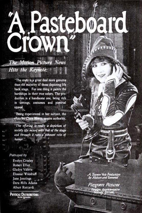 A Pasteboard Crown 1922 official movie poster