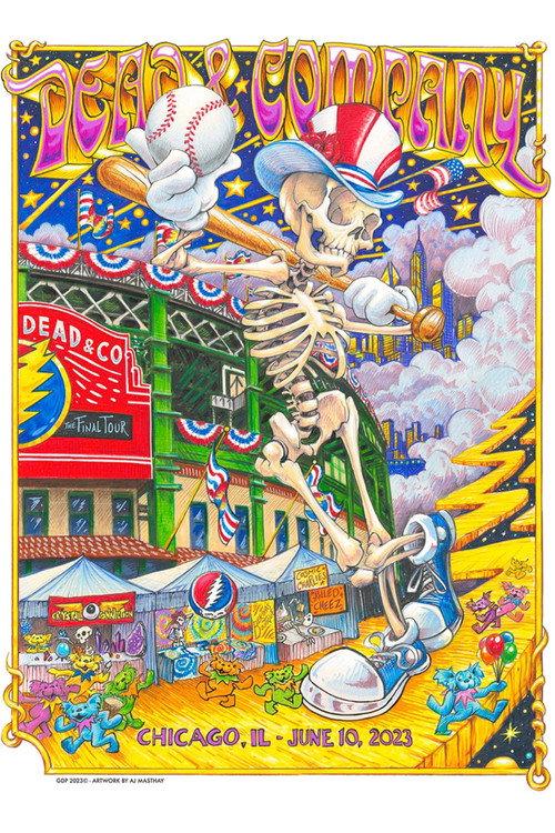 Dead & Company: 2023-06-10 Wrigley Field, Chicago, IL, USA 2023 official movie poster