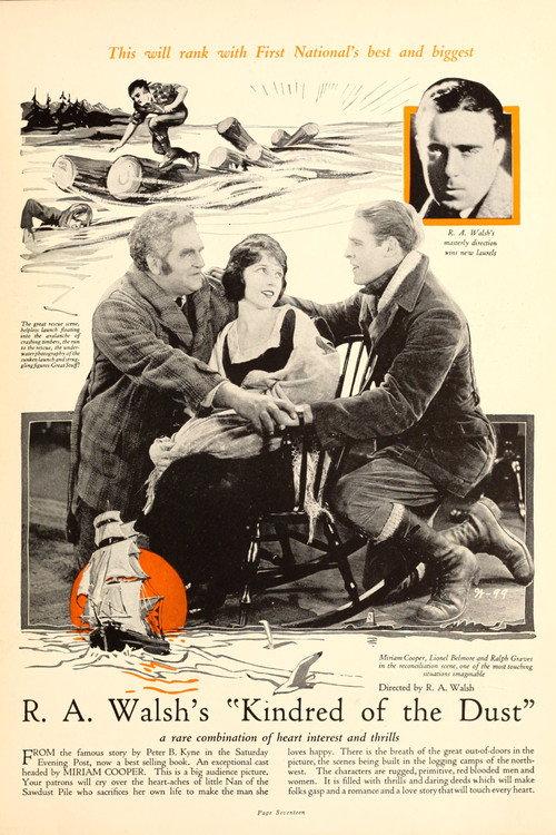 Kindred of the Dust 1922 official movie poster