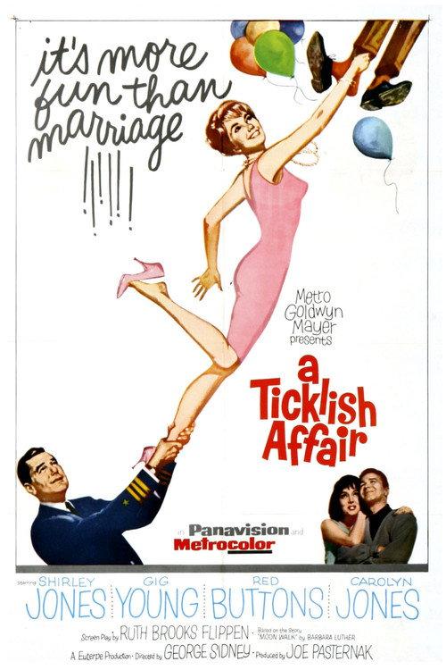 A Ticklish Affair 1963 official movie poster