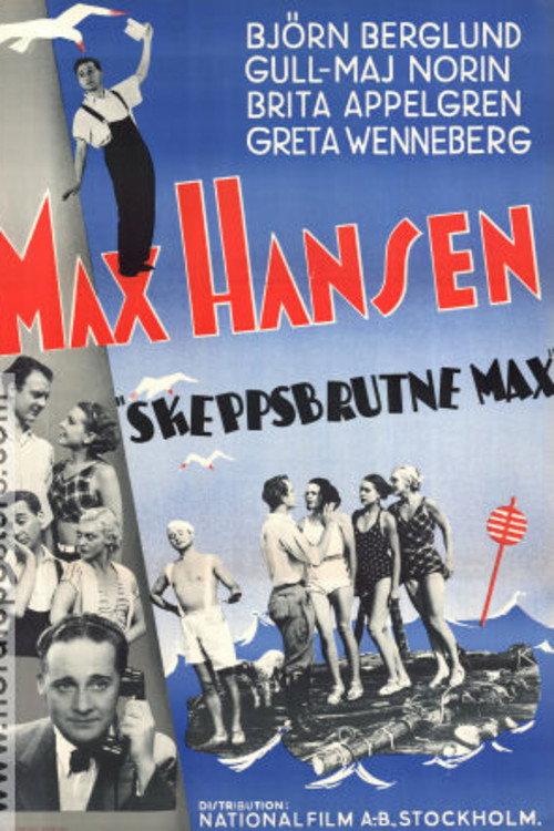 Skeppsbrutne Max 1936 official movie poster