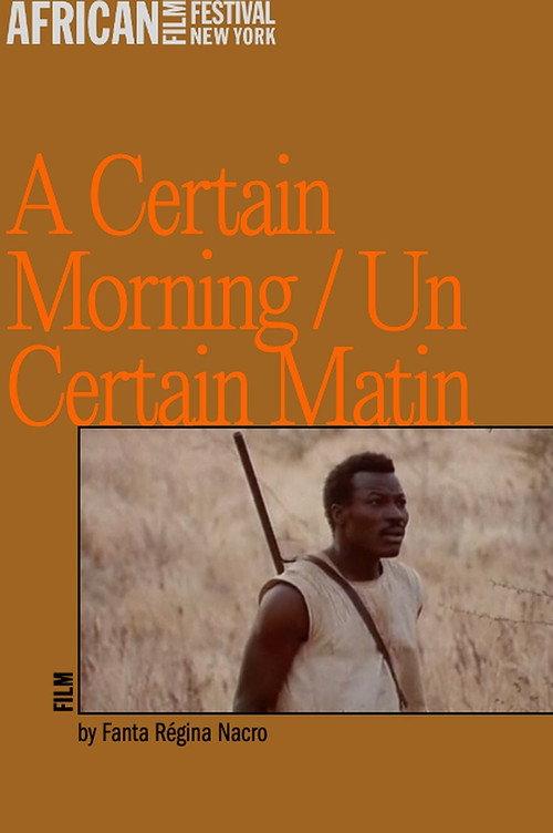 A Certain Morning 1992 official movie poster