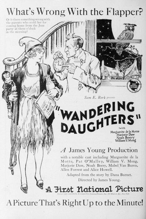 Wandering Daughters 1923 official movie poster