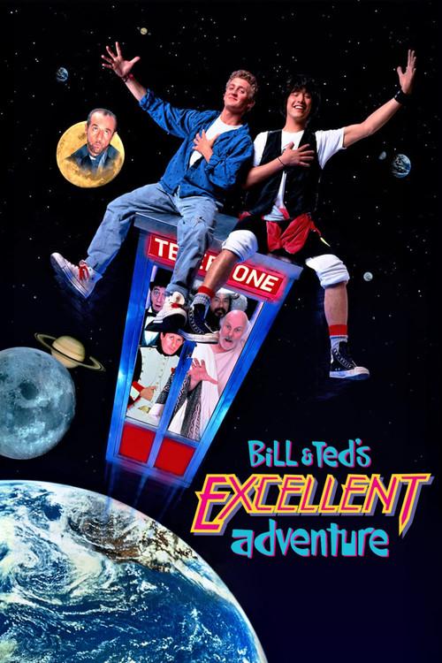 Bill & Ted's Excellent Adventure 1989 official movie poster