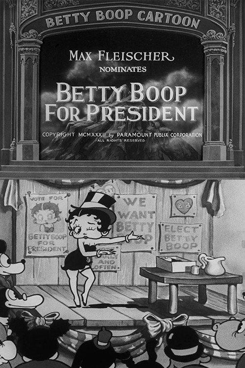 Betty Boop for President 1932 official movie poster