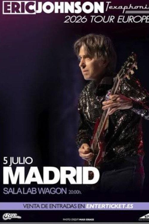 Eric Johnson Live Madrid 2026 official movie poster