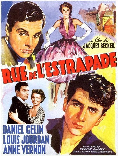 Rue de l'estrapade 1953 official movie poster
