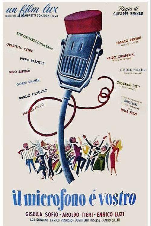 Il microfono è vostro 1951 official movie poster