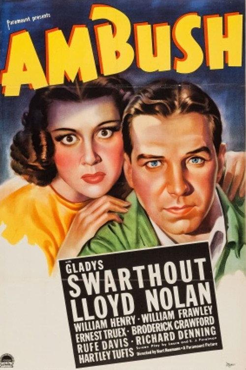 Ambush 1939 official movie poster