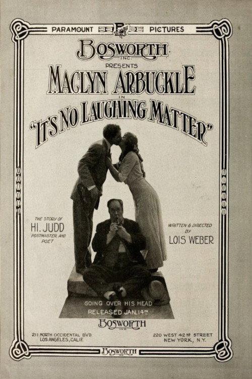 It's No Laughing Matter 1915 official movie poster