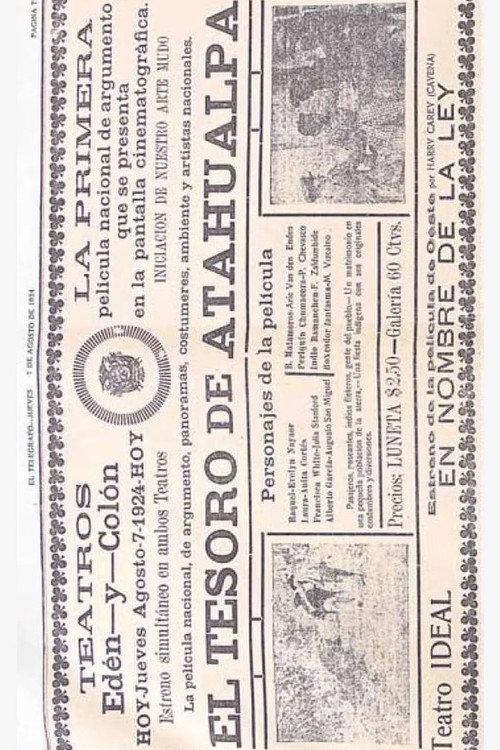 Atahualpa's Treasure 1924 official movie poster