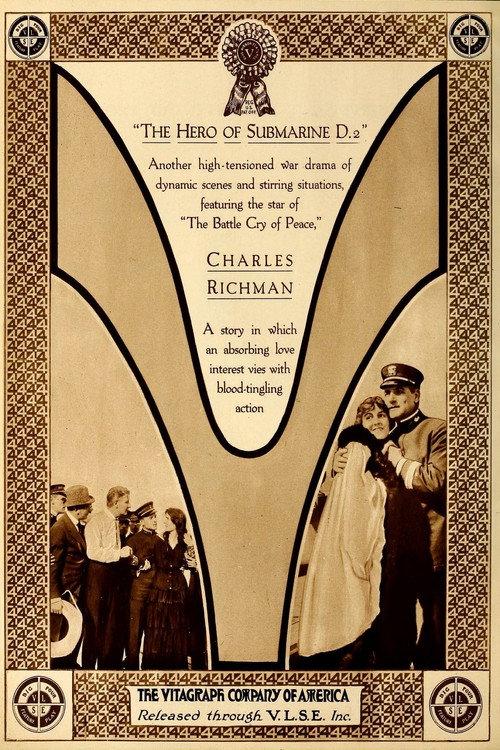 The Hero of Submarine D-2 1916 official movie poster