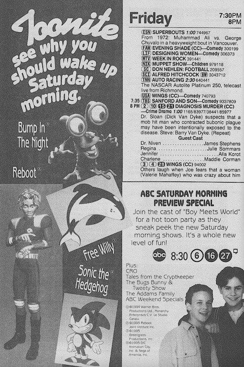 ABC Saturday Morning Preview Special 1994 official movie poster