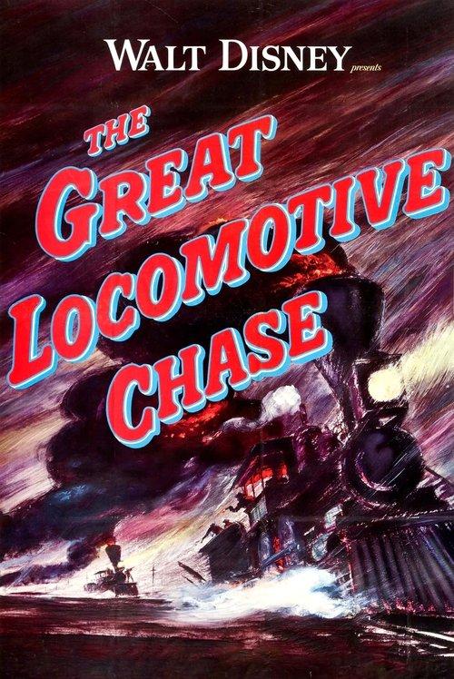 The Great Locomotive Chase 1956 official movie poster