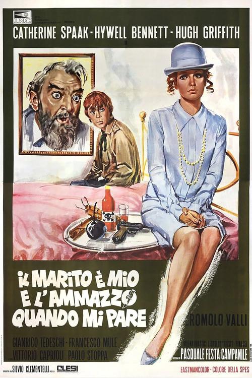 Il marito è mio e l'ammazzo quando mi pare 1968 official movie poster