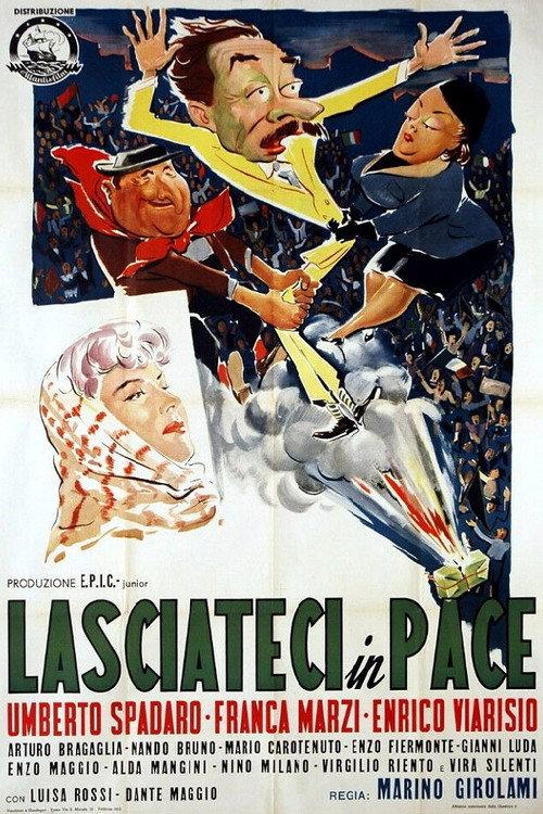 Lasciateci in pace 1953 official movie poster