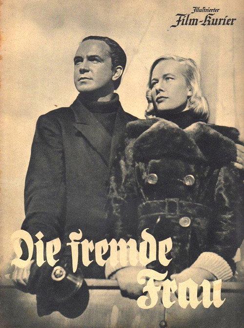 Die fremde Frau 1939 official movie poster