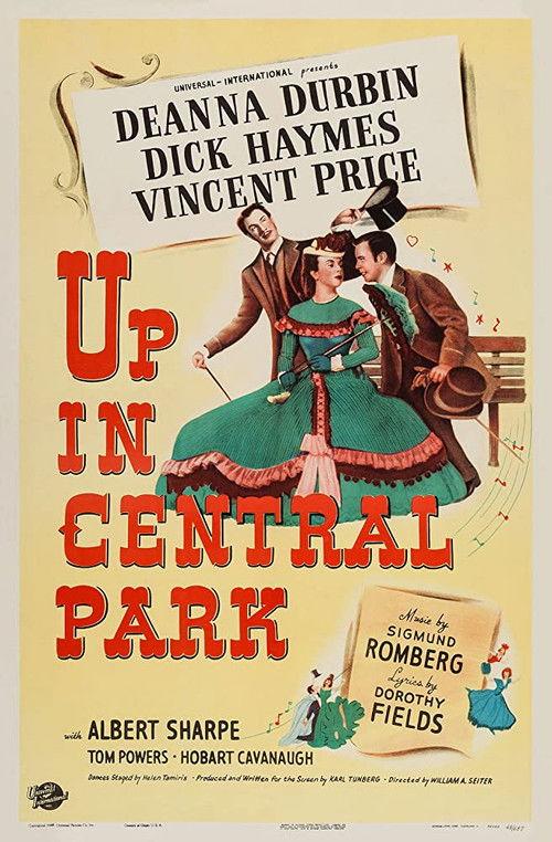 Up in Central Park 1948 official movie poster