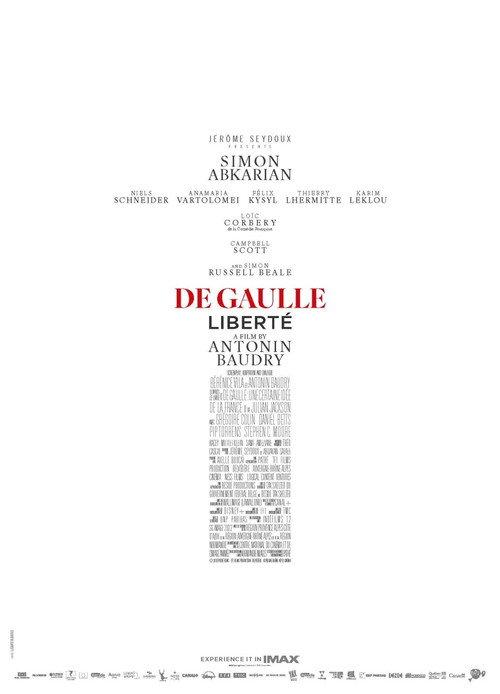 De Gaulle: Liberté 2026 official movie poster