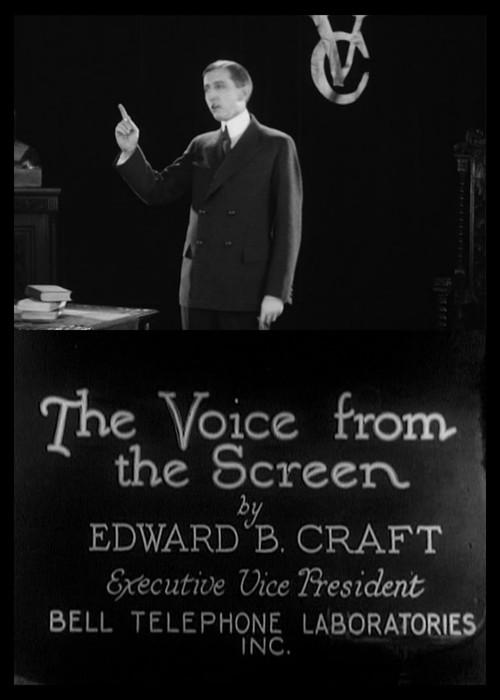 The Voice from the Screen 1926 official movie poster