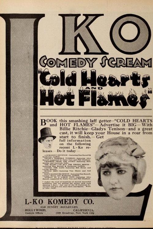 Cold Hearts and Hot Flames 1916 official movie poster