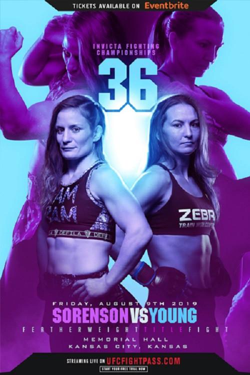 Invicta FC 36: Sorenson vs. Young 2019 official movie poster