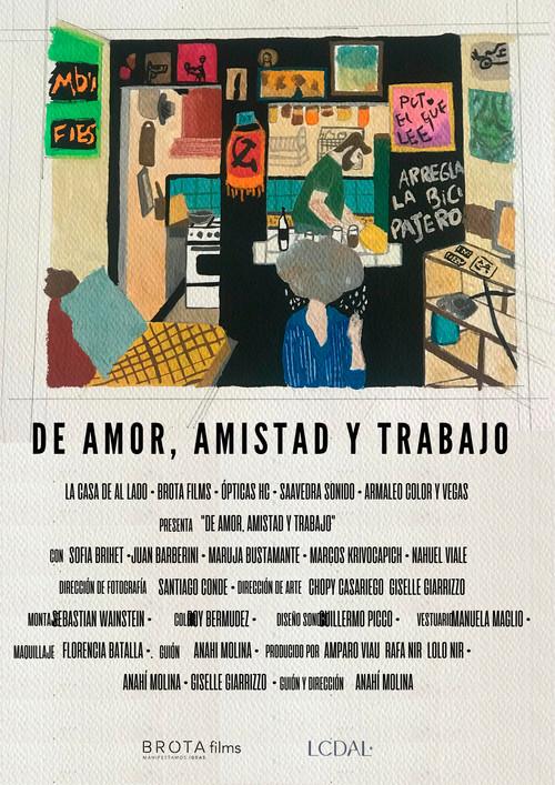 De amor, amistad y trabajo  official movie poster