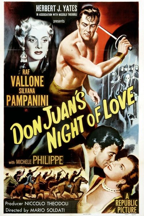 Don Juan's Night of Love 1952 official movie poster
