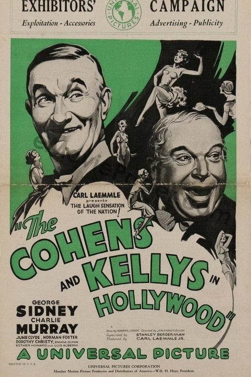 The Cohens and Kellys in Hollywood 1932 official movie poster