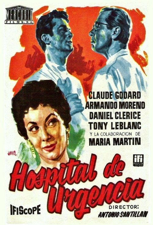 Hospital de urgencia 1956 official movie poster
