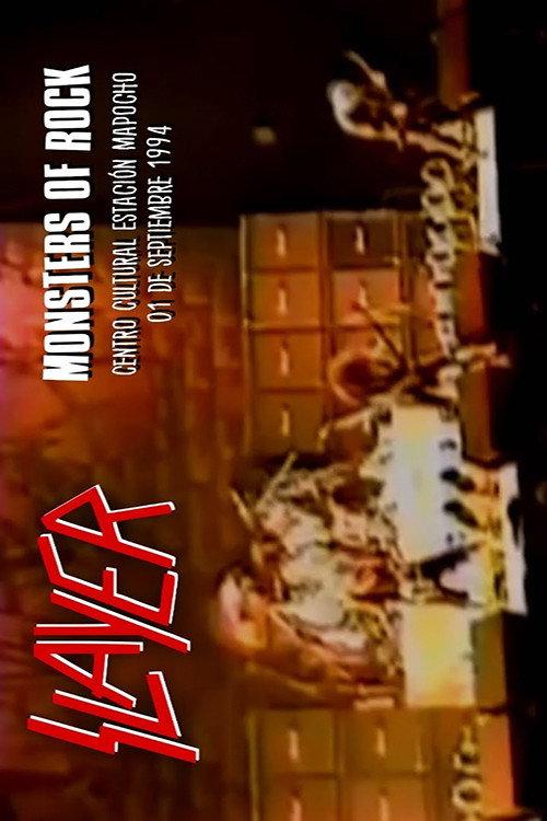 Slayer: Monsters of Rock Chile 1994 official movie poster