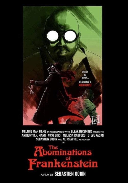 The Abominations of Frankenstein 2021 official movie poster